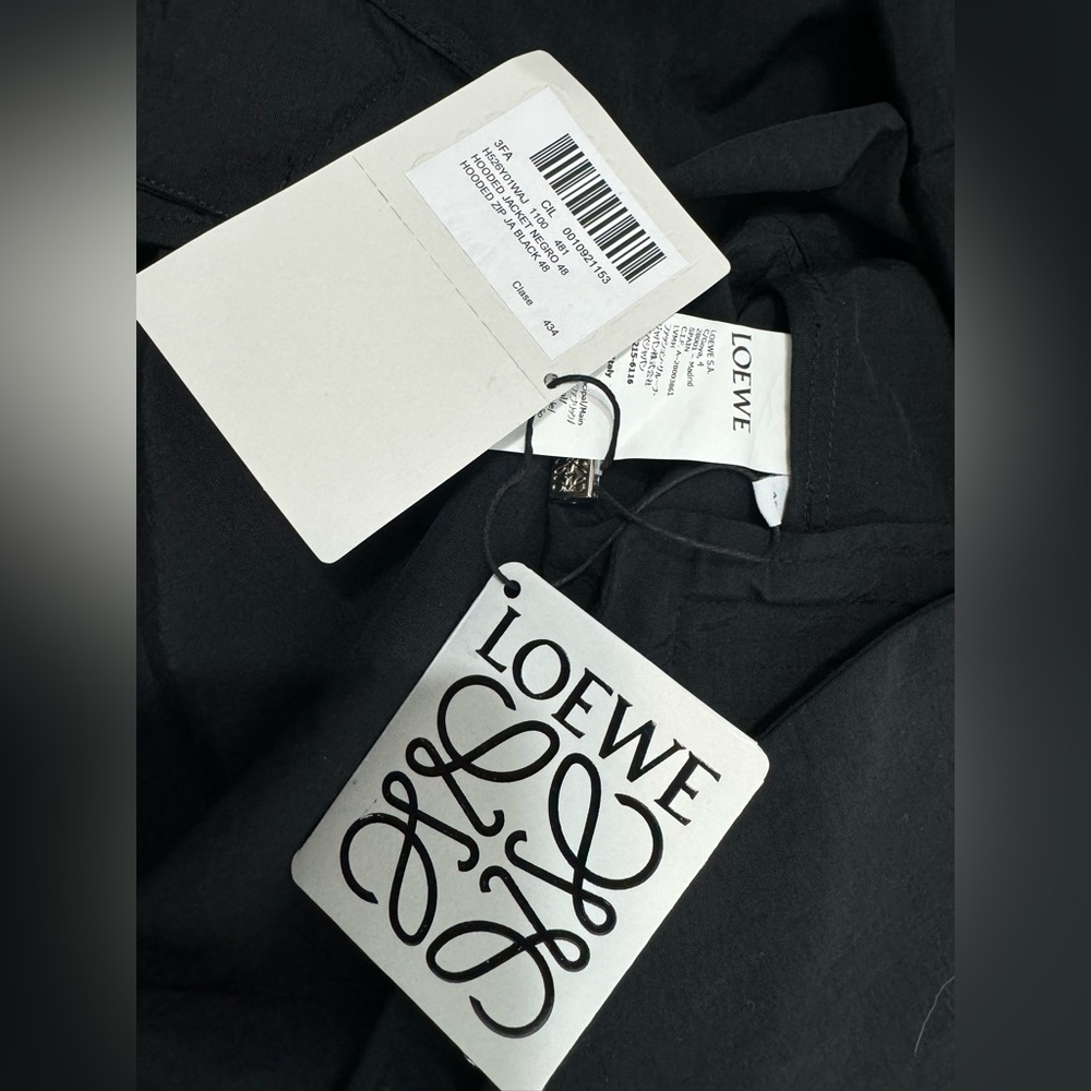 NWT LOEWE Nylon Jacket in Black - Picture 9 of 15